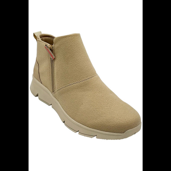Ryka Water Repellent Zip Ankle Boots Companion Almond Beige - Medium - Picture 1 of 3